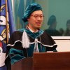 Initiation into honorary professors at Borys Grinchenko  Kyiv Metropolitan University  Okabe Yoshihiko, Honorary Consul of Ukraine in Kobe (Japan), Professor, Director of International Exchange Center at Kobe Gakuin University